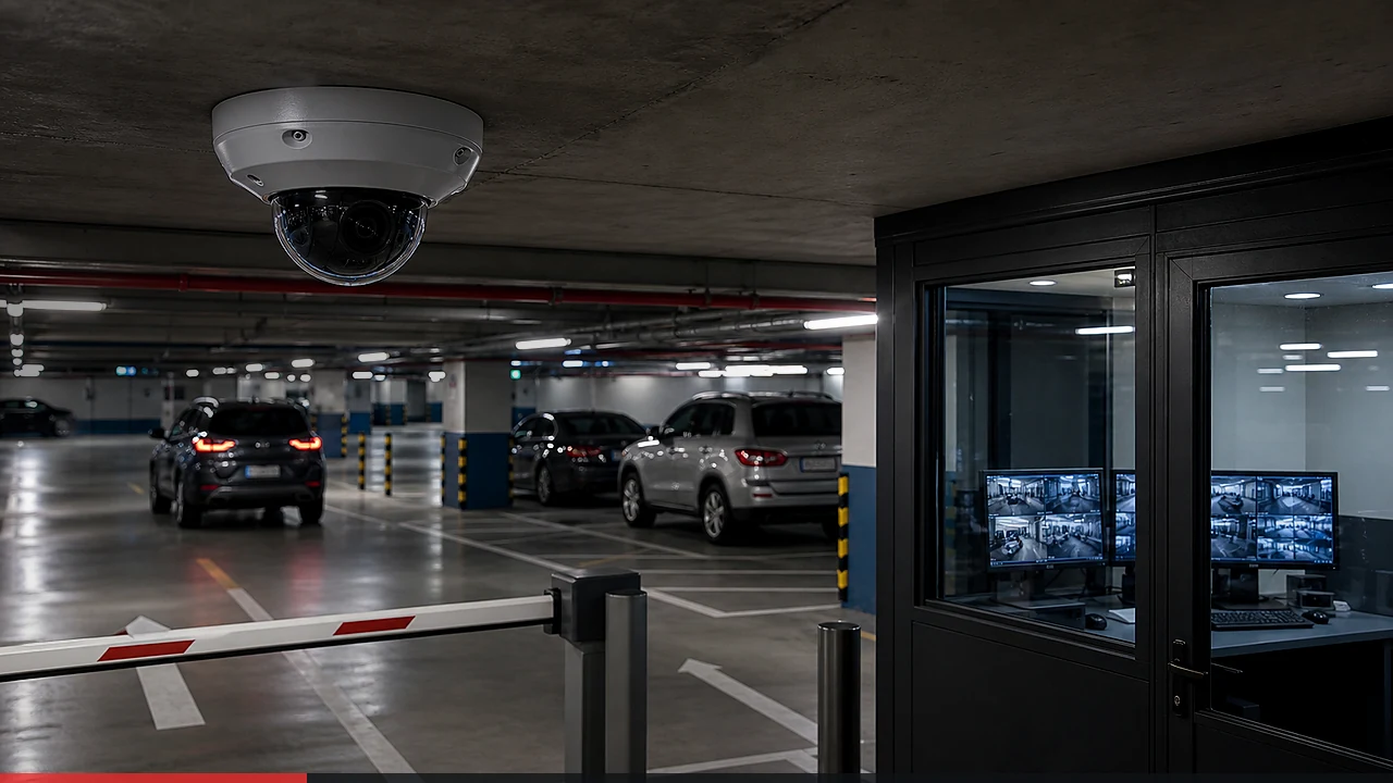 Система видеонаблюдения с IP-камерами на крупном объекте в Алматы