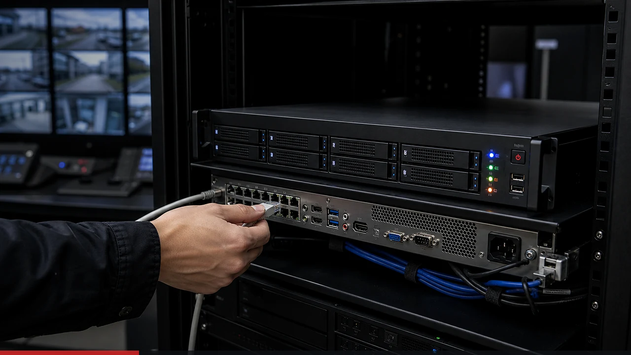 Система видеонаблюдения с IP-камерами на крупном объекте в Алматы