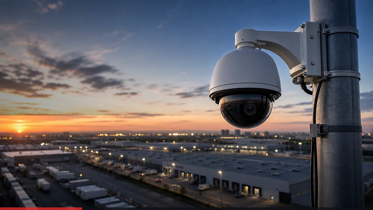 Система видеонаблюдения с IP-камерами на крупном объекте в Алматы
