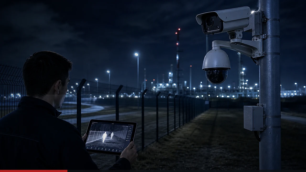 Система видеонаблюдения с IP-камерами на крупном объекте в Алматы
