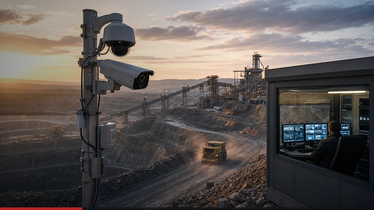 Система видеонаблюдения с IP-камерами на крупном объекте в Алматы