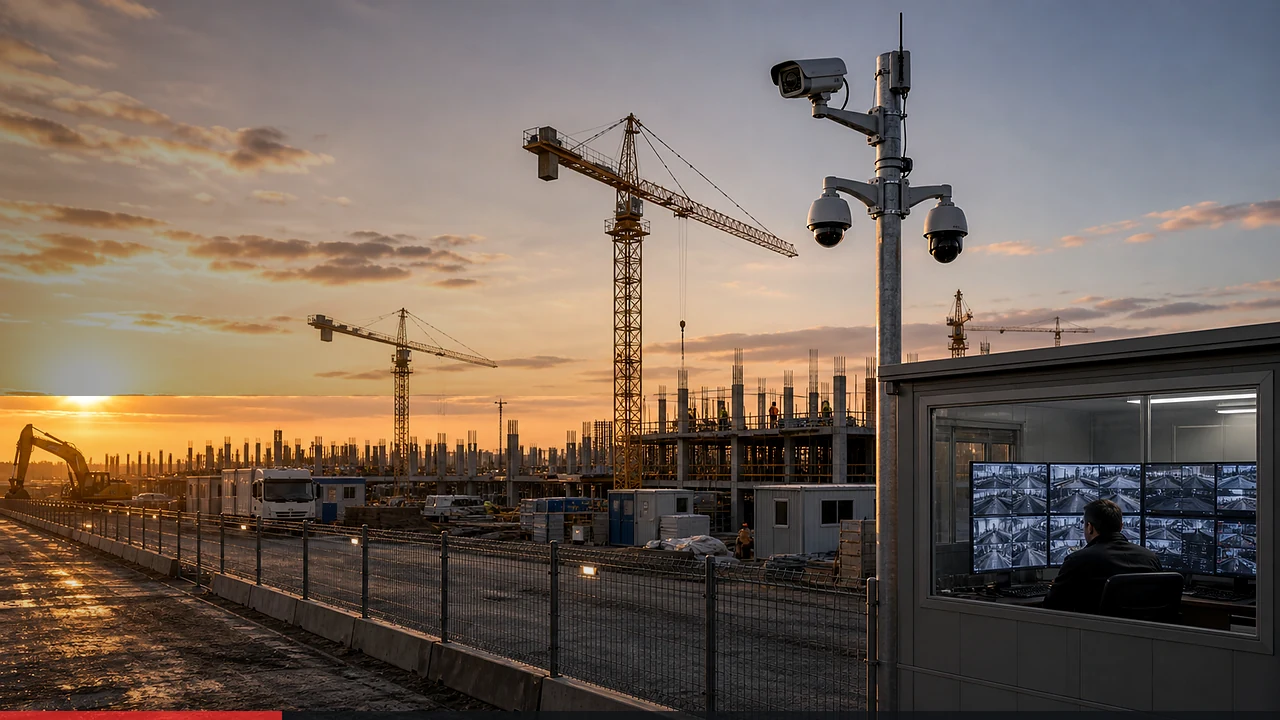 Система видеонаблюдения с IP-камерами на крупном объекте в Алматы