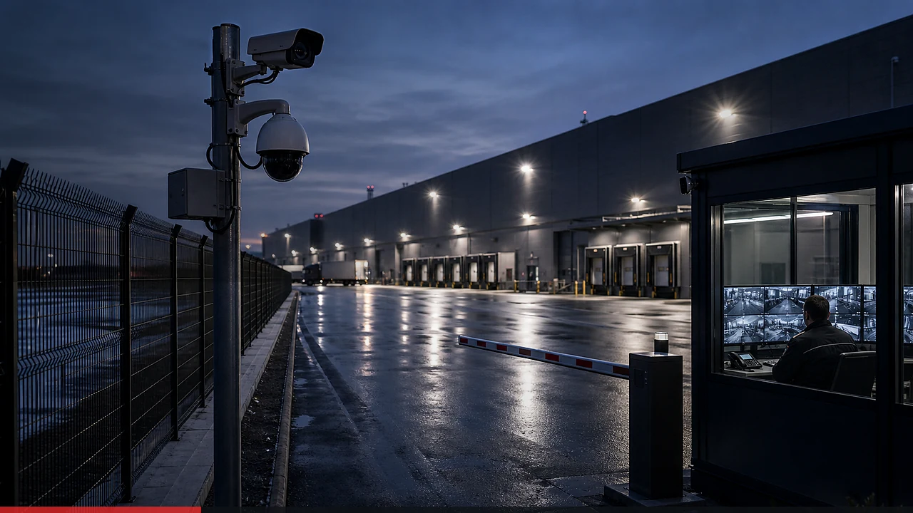 Система видеонаблюдения с IP-камерами на крупном объекте в Алматы