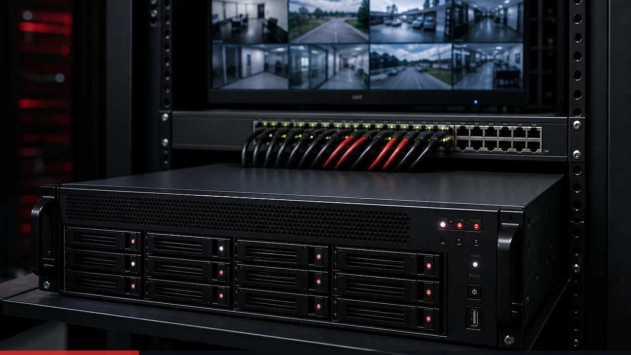 Система видеонаблюдения с IP-камерами на крупном объекте в Алматы